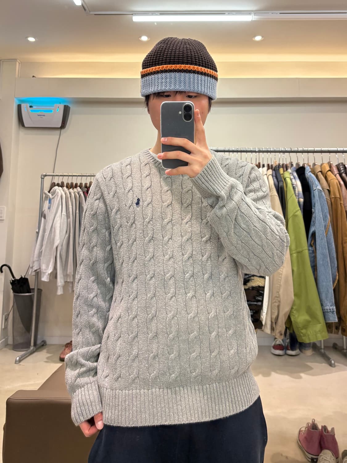 폴로 랄프로렌 꽈배기 니트 상품이미지5