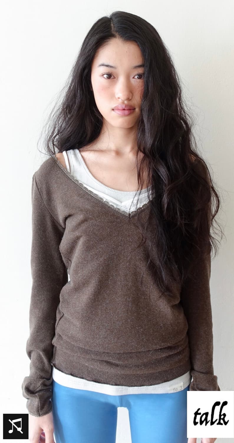 구함) 샵페어리 iris long top khaki 상품이미지1