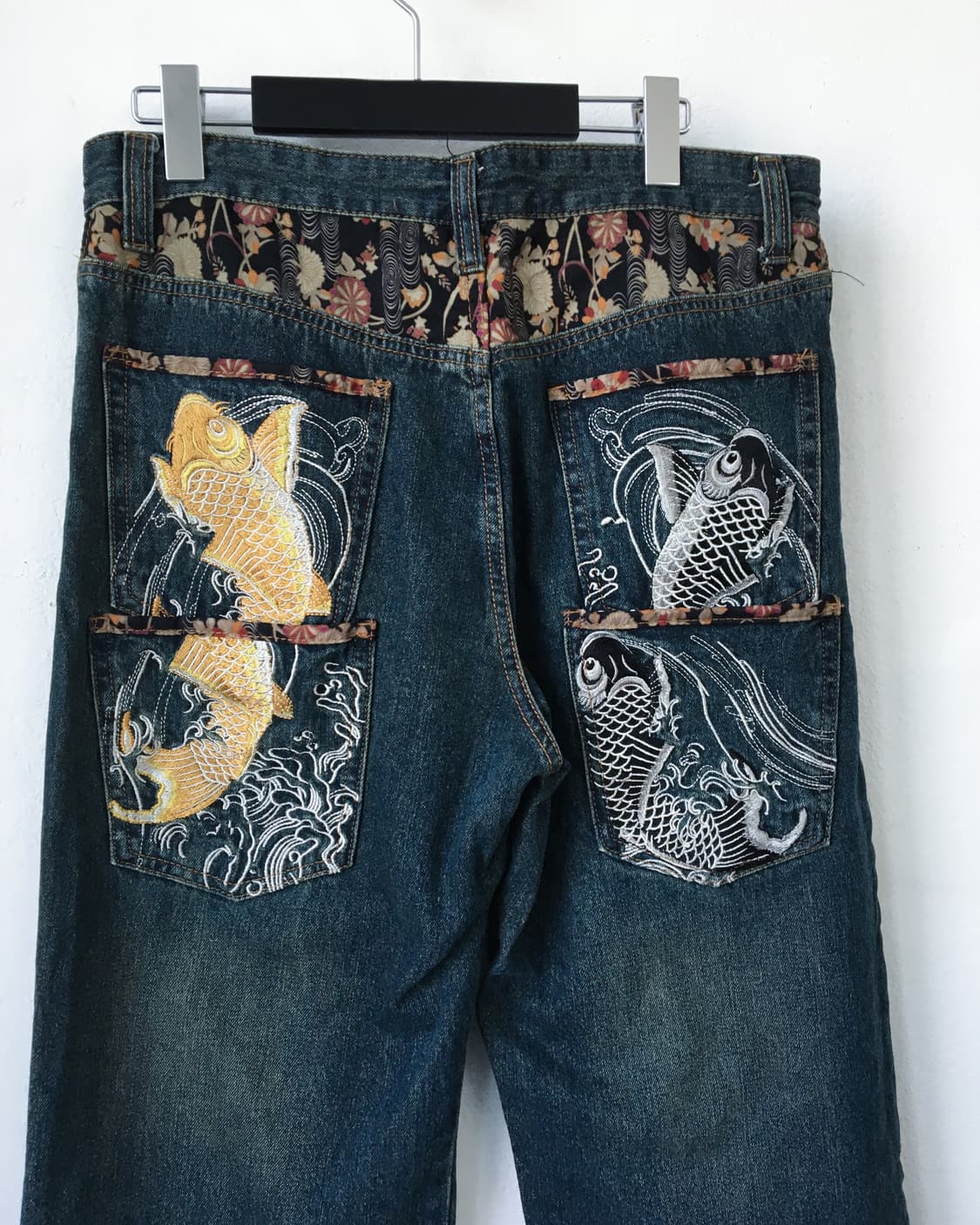 Oriental needle work denim pants 상품이미지3