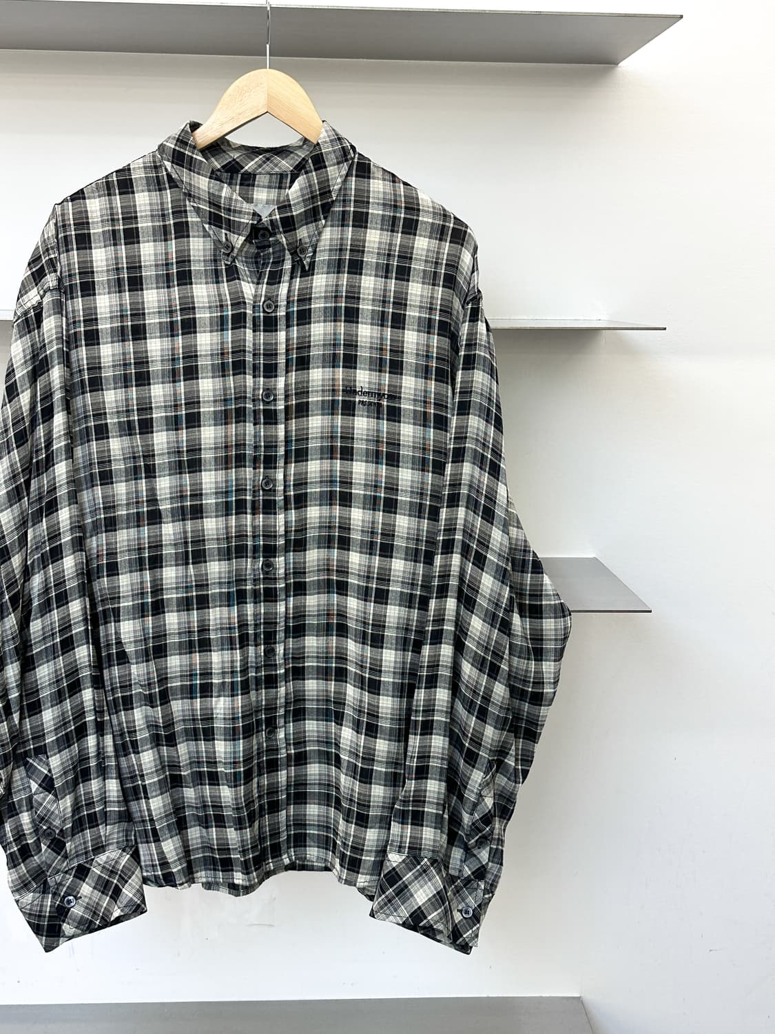 언더마이카 Mu.32 OG 로고 체크 셔츠 상품이미지2