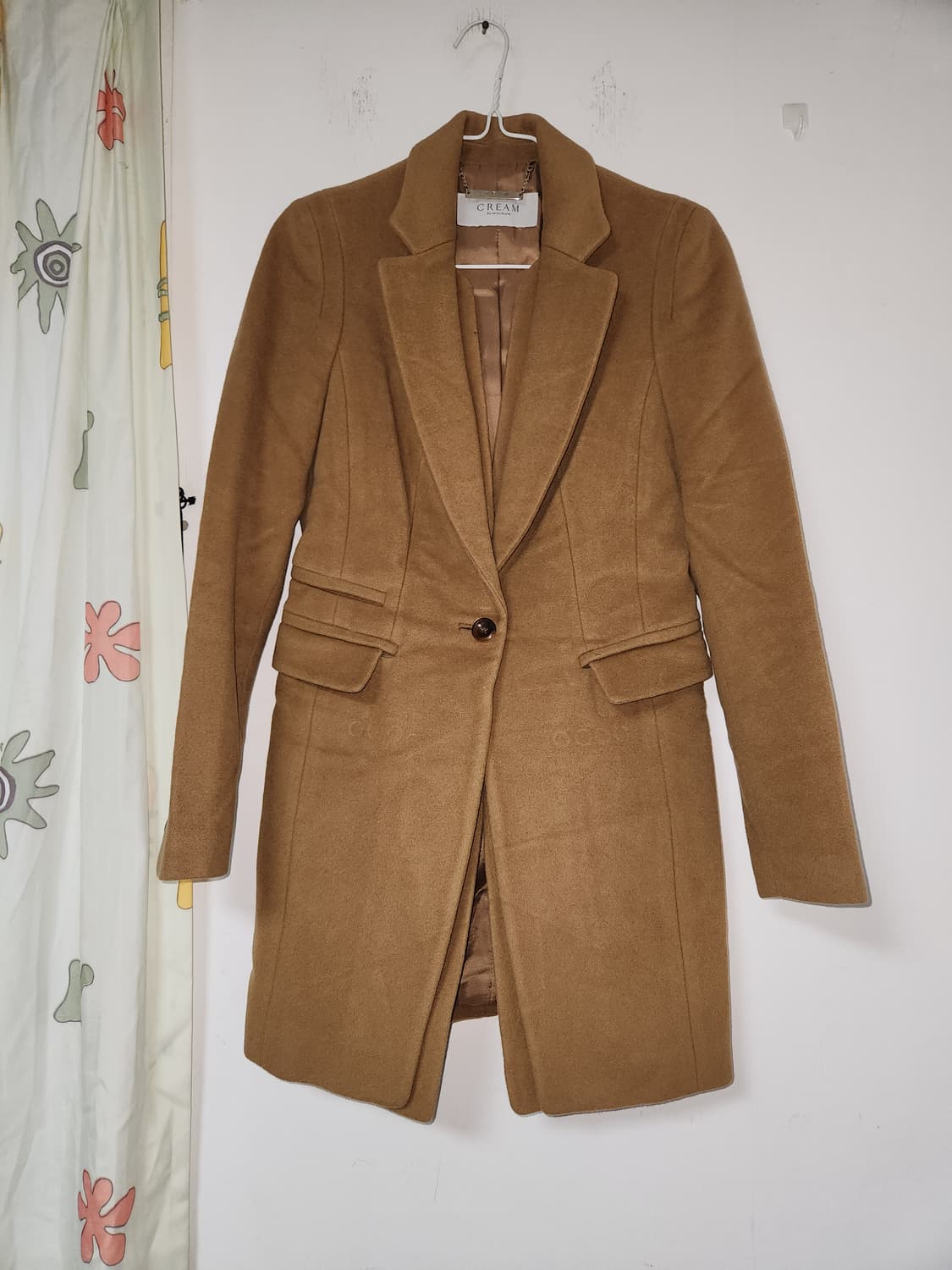 CREAM 여성 울모직 코트 66(88-94-165) 상품이미지1