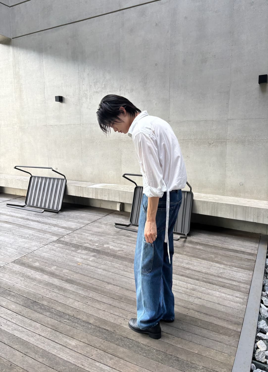 드리스 반 노튼 데님 팬츠 상품이미지2