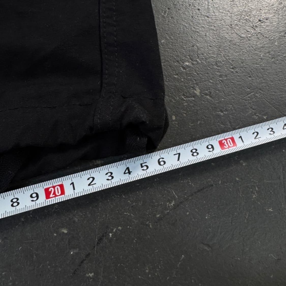 32 와이드 커브 카고 팬츠 블랙 검정 상품이미지4