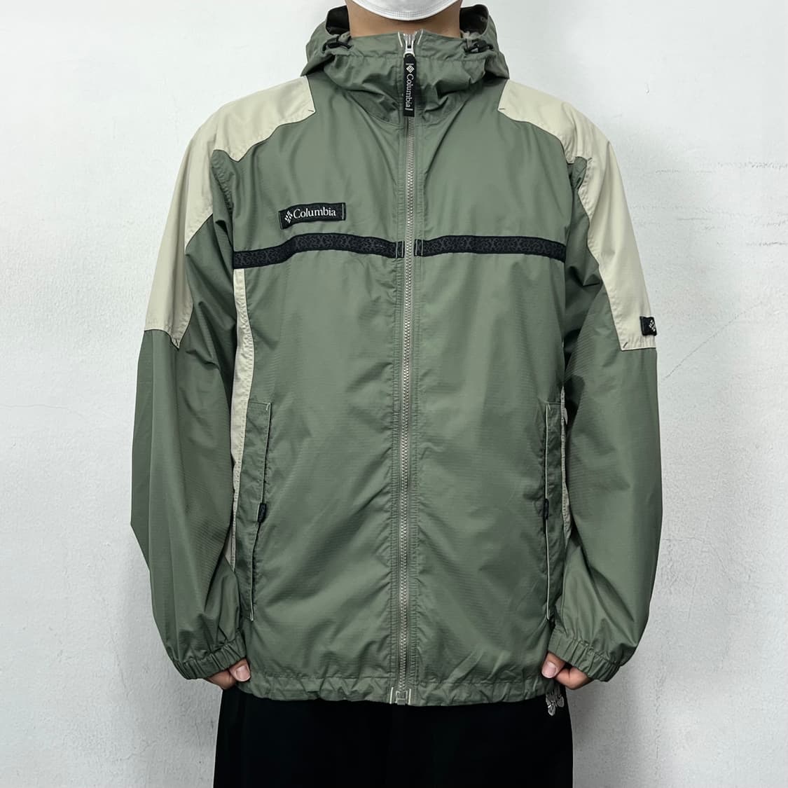 콜롬비아 USA 패커블 윈드브레이커 후드 자켓 상품이미지2