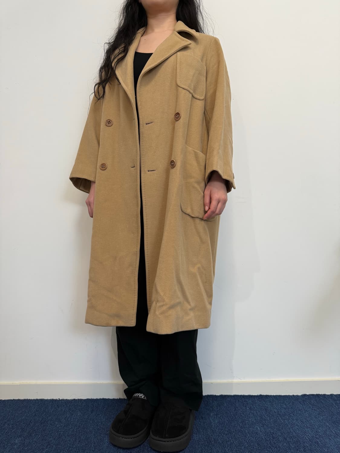 MaxMara 캐시미어 코트 베이지 상품이미지1