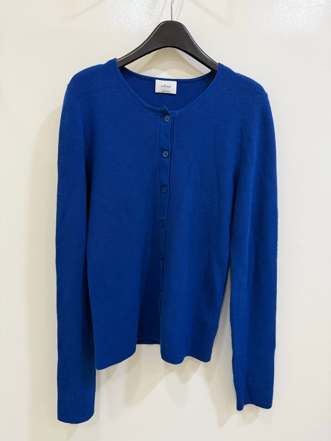 윌프레드 찐블루 가디건 정품 상품이미지1