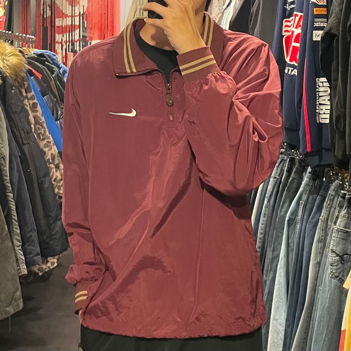 [IM] Nike 나이키 아노락 버건디 웜업 상품이미지3