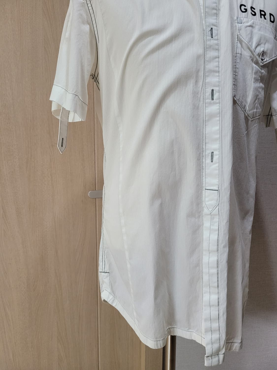 지스타 G-Star Raw 남자 웨스턴스타일 반팔셔츠 100 화이트 상품이미지4