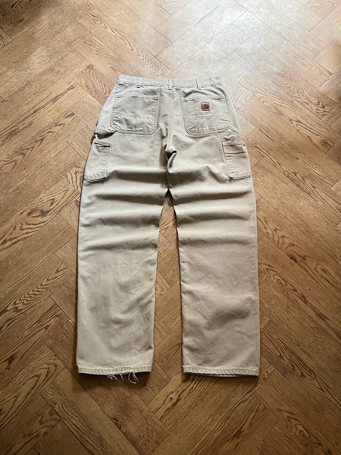 [34]칼하트 USA 덩가리핏 데저트 탄 싱글니 카펜터 워크 팬츠 상품이미지1