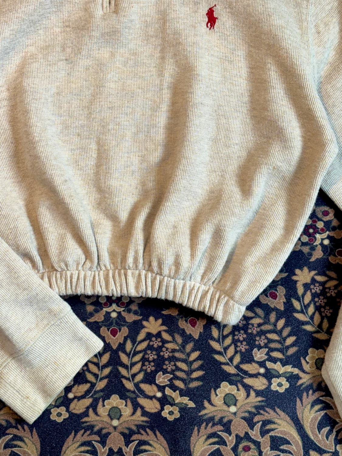 폴로 쿼터집업 크롭 커스텀 상품이미지4