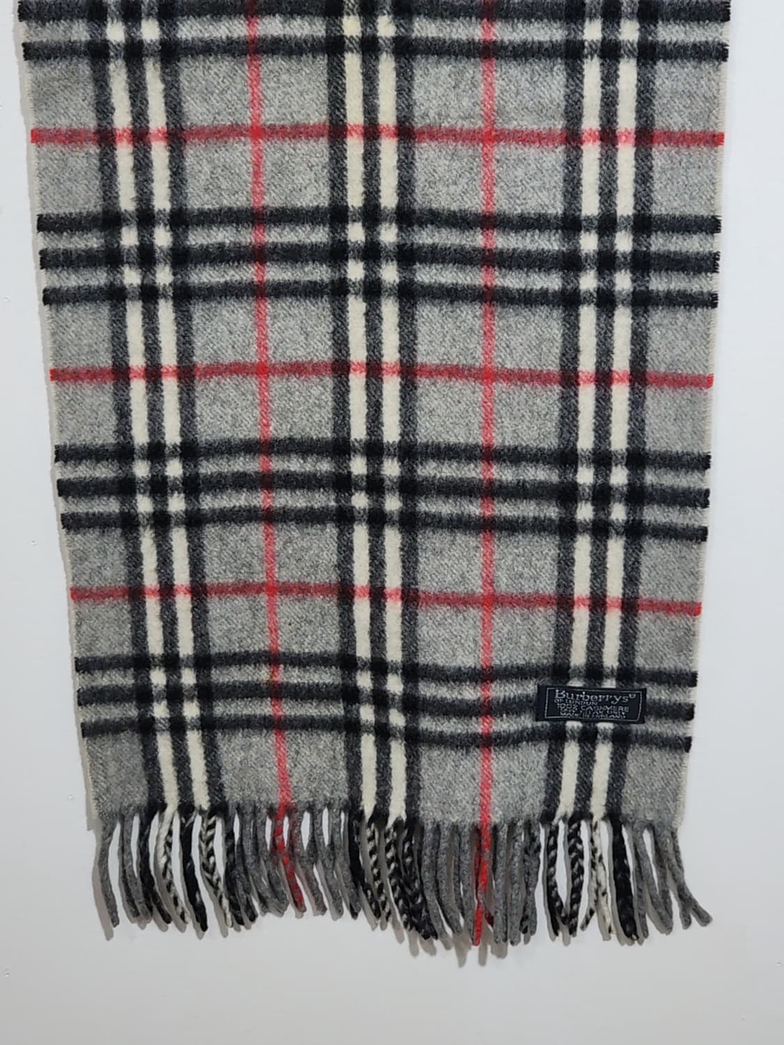 (정품) 버버리 캐시미어 머플러 체크 목도리 영국판  상품이미지4