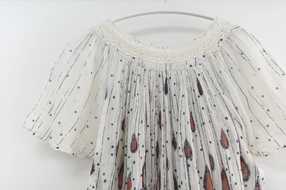 Bohemian frill blouse 상품이미지4