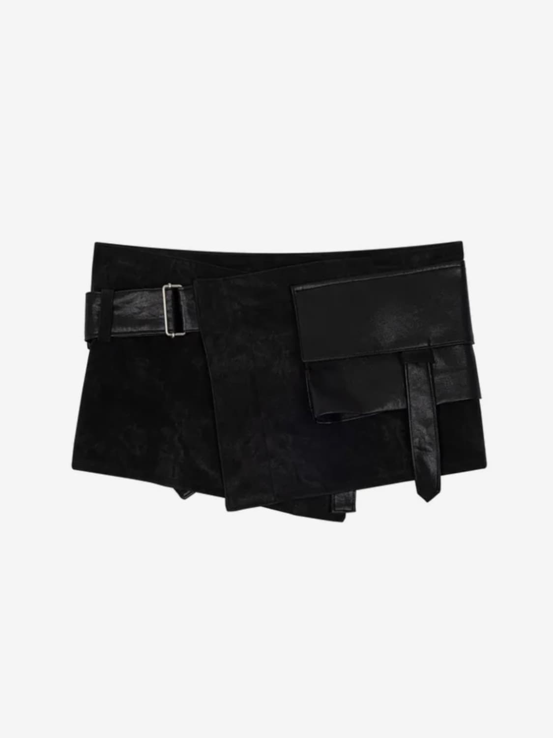 BELTED POCKET WRAP SKIRT 상품이미지1