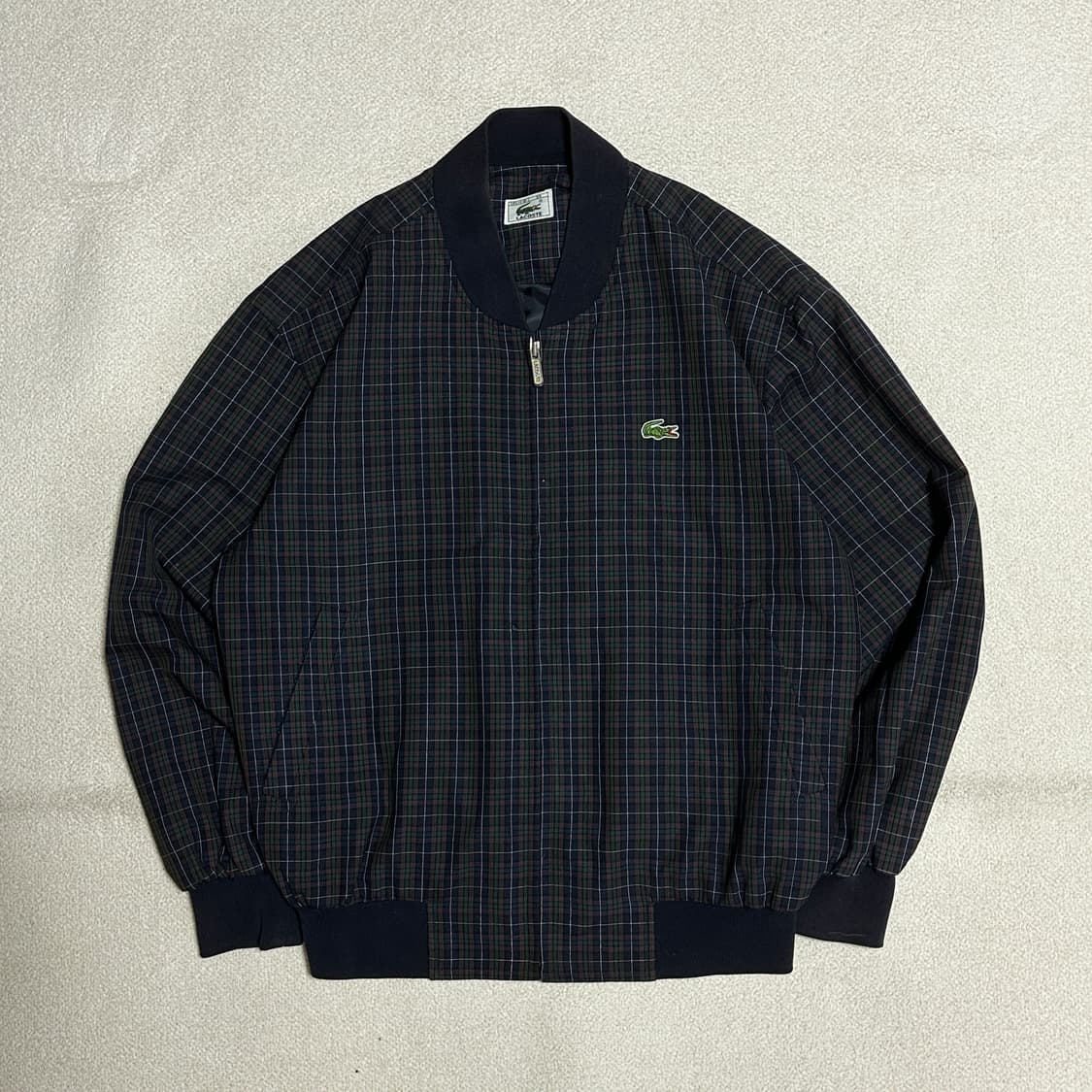 라코스테 체크 집업 자켓 상품이미지2