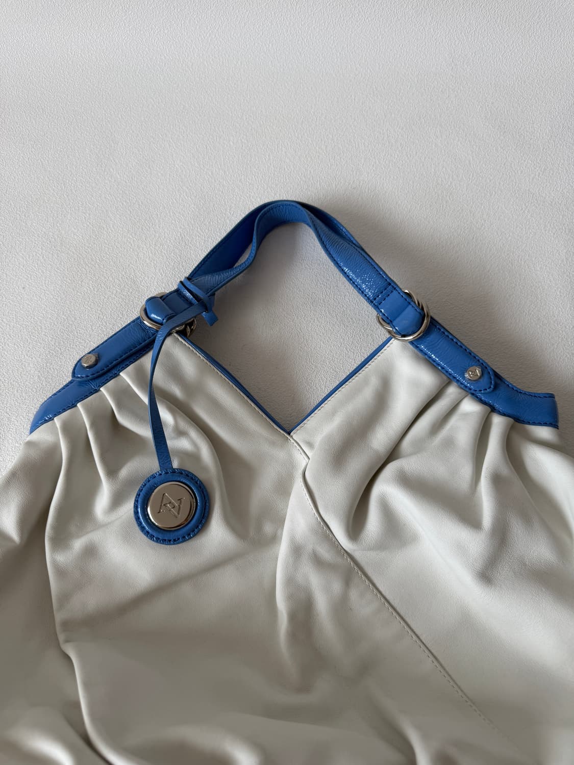 Pre owned 레더 토트 숄더백 상품이미지3