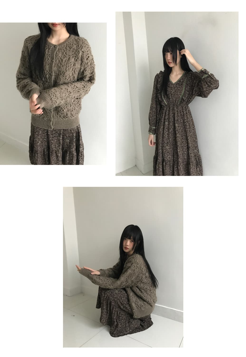 Mori Knit Sliver Button Cardigan 상품이미지10