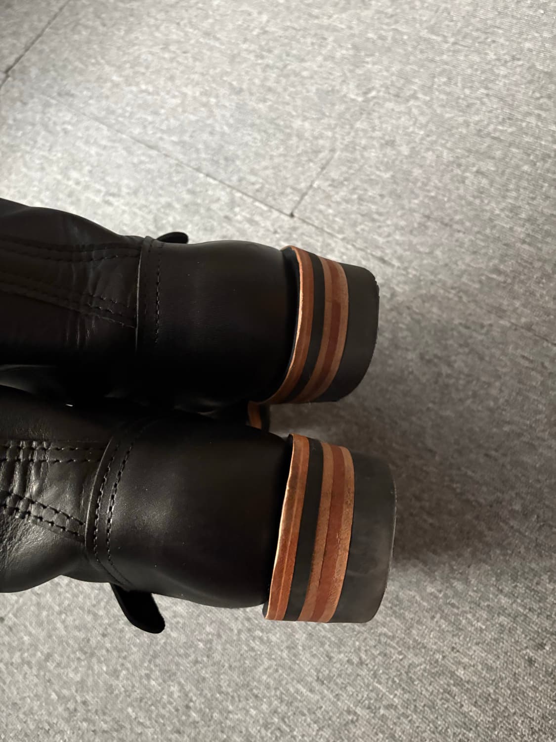 [10.5EE] 웨스코 보스 블랙  엔지니어부츠 상품이미지2