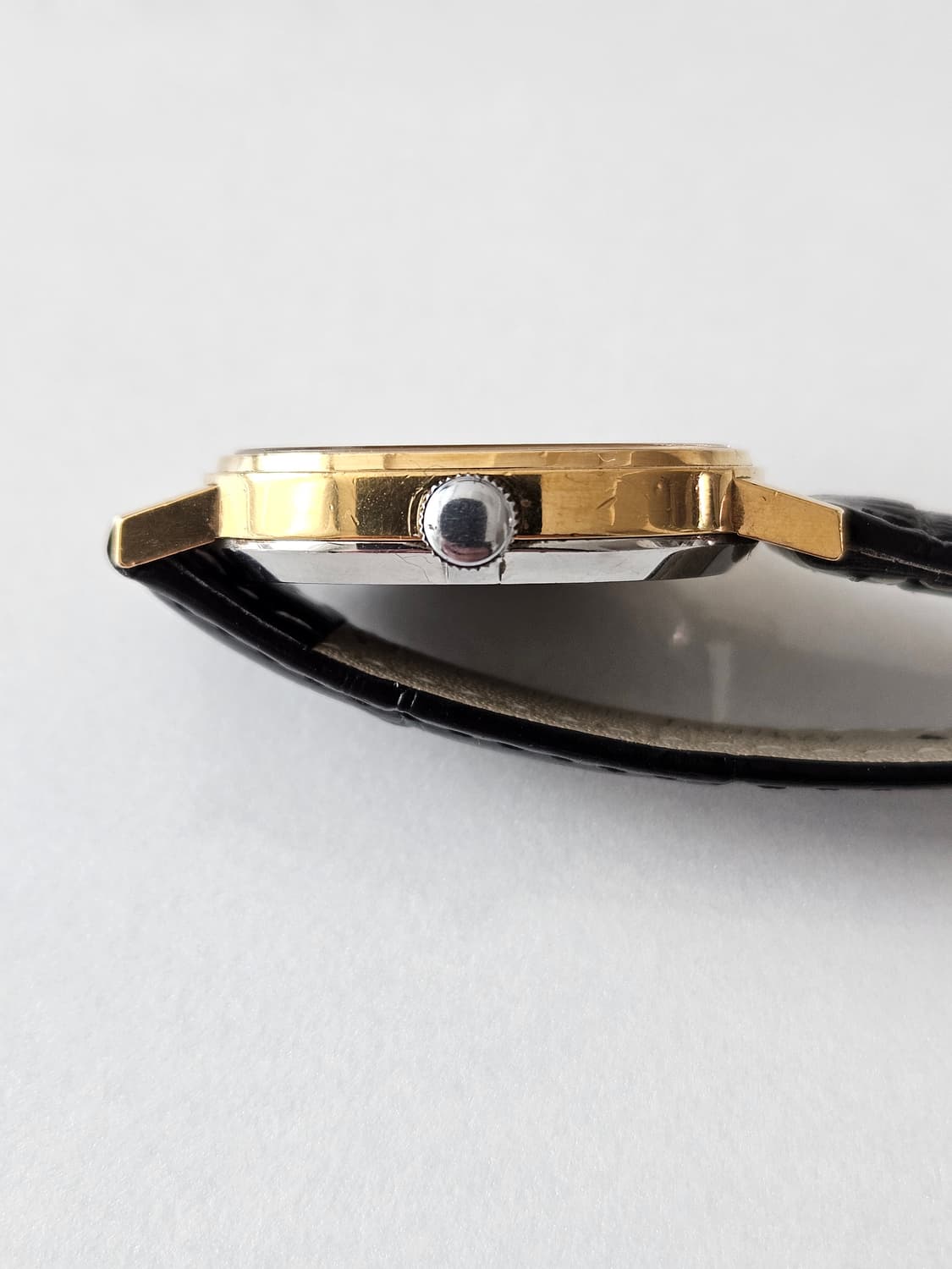 오메가 드빌 금장 쿼츠 시계 고장품 상품이미지5