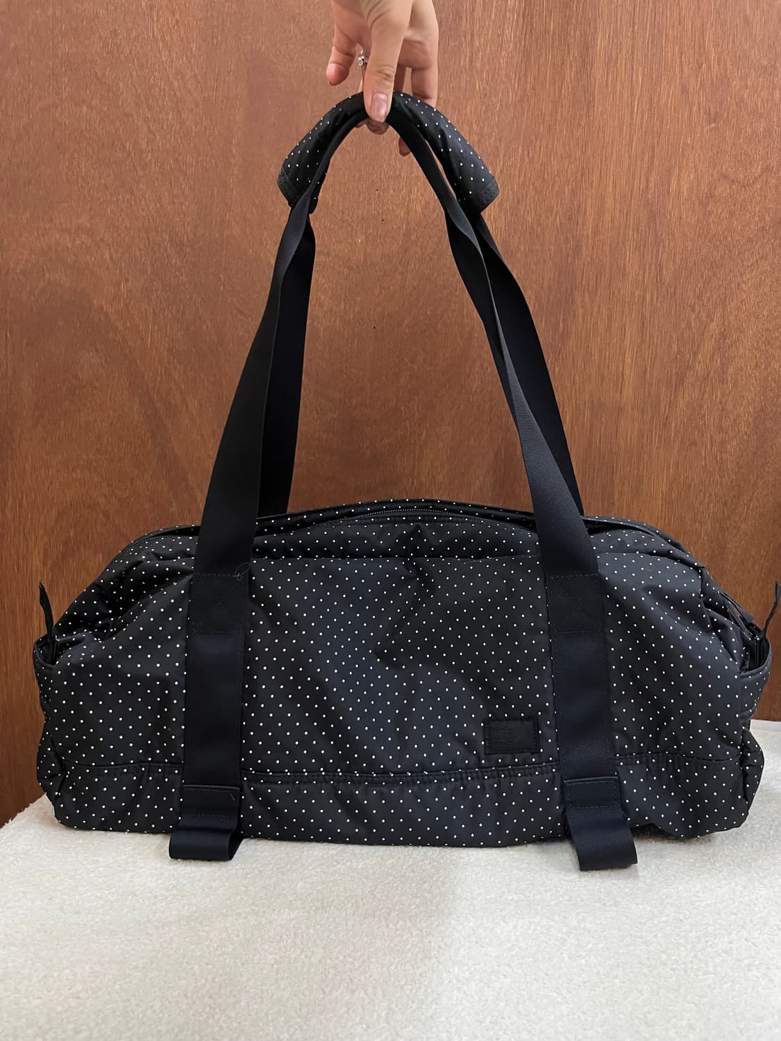 포터 도트 보스턴백 블랙 상품이미지1