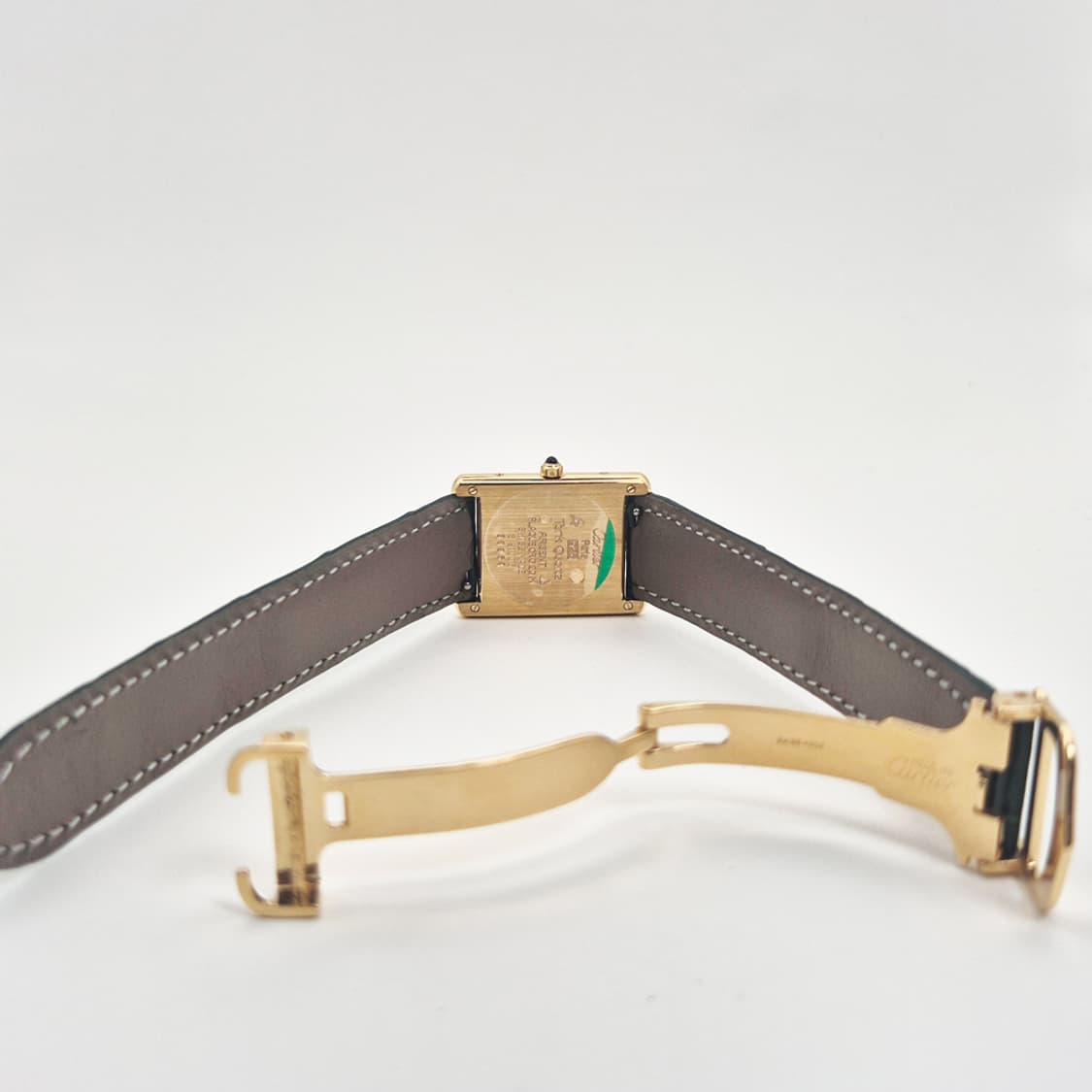 까르띠에 머스트탱크 라지사이즈 그린스트렙 상품이미지7