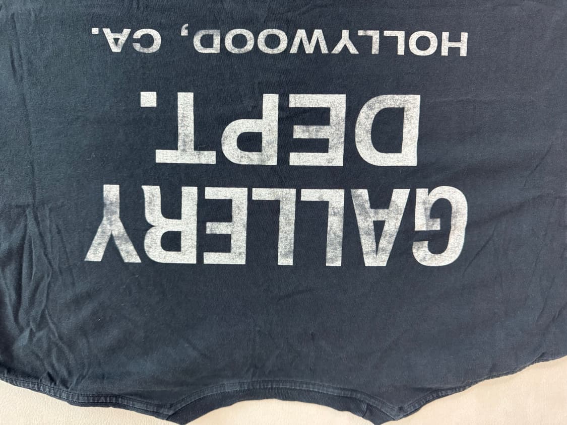 갤러리 디파트먼트 수베니어 티셔츠 블랙 XL사이즈 상품이미지2