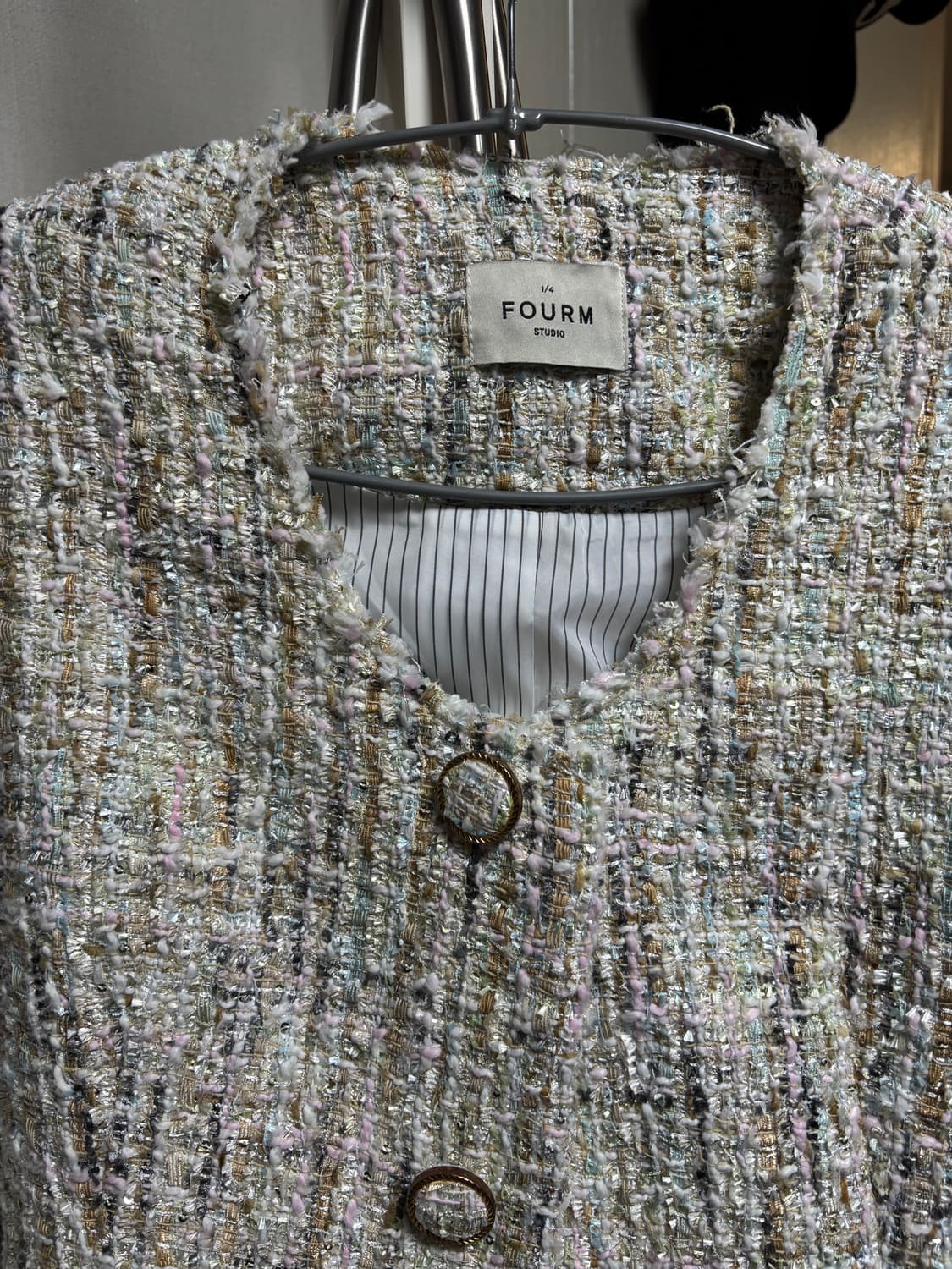 한섬 FOURM 트위드 자켓 상품이미지2