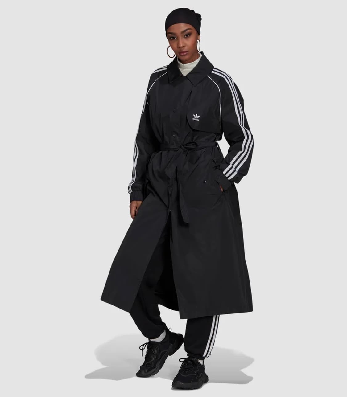 (S)아디다스 트렌치 코트 블랙 상품이미지1