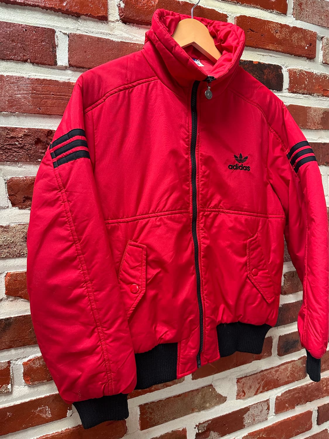 (S)80-90s 아디다스 서독제 하이넥 봄버 레드 상품이미지3