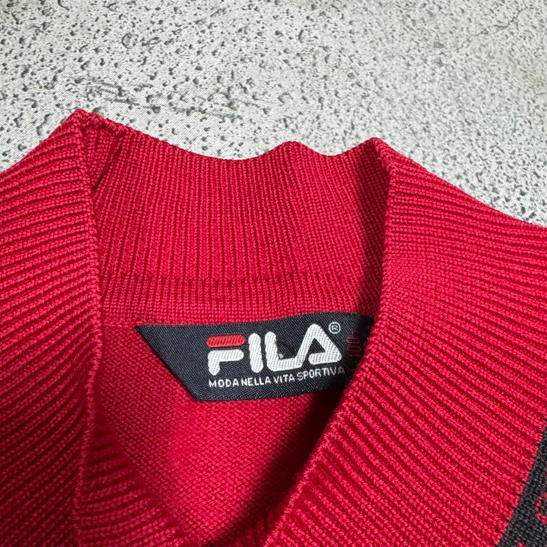 (바배) 휠라 클래식 니트 상품이미지3