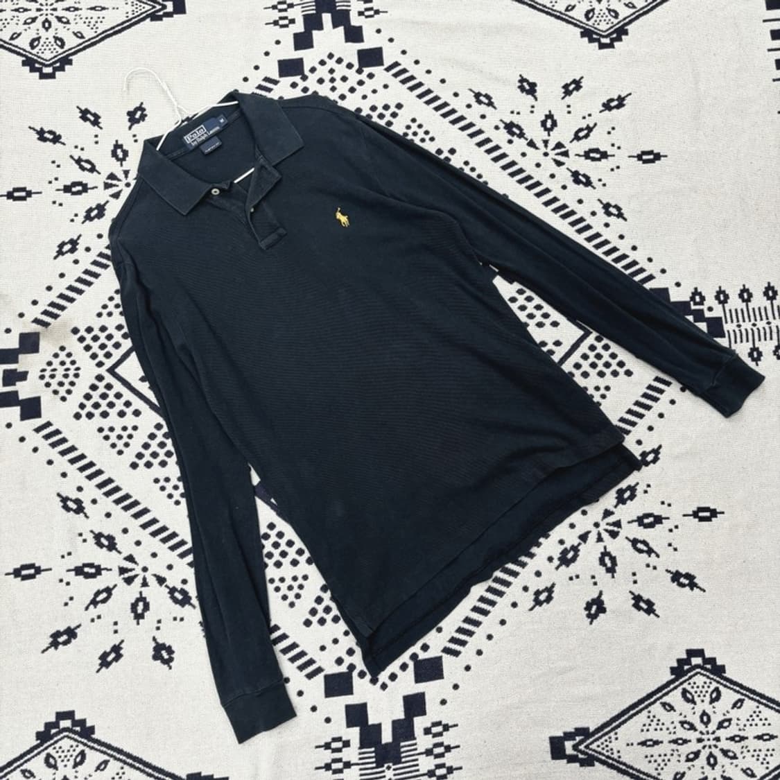 폴로 랄프로렌 커스텀핏 네이비 긴팔카라티 M P00015 상품이미지1