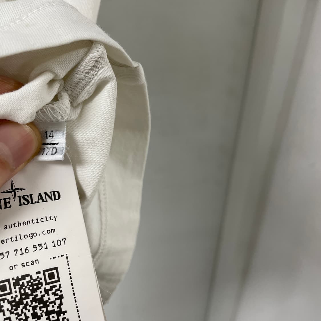 스톤아일랜드 반팔 티셔츠 화이트 14(W) 상품이미지6