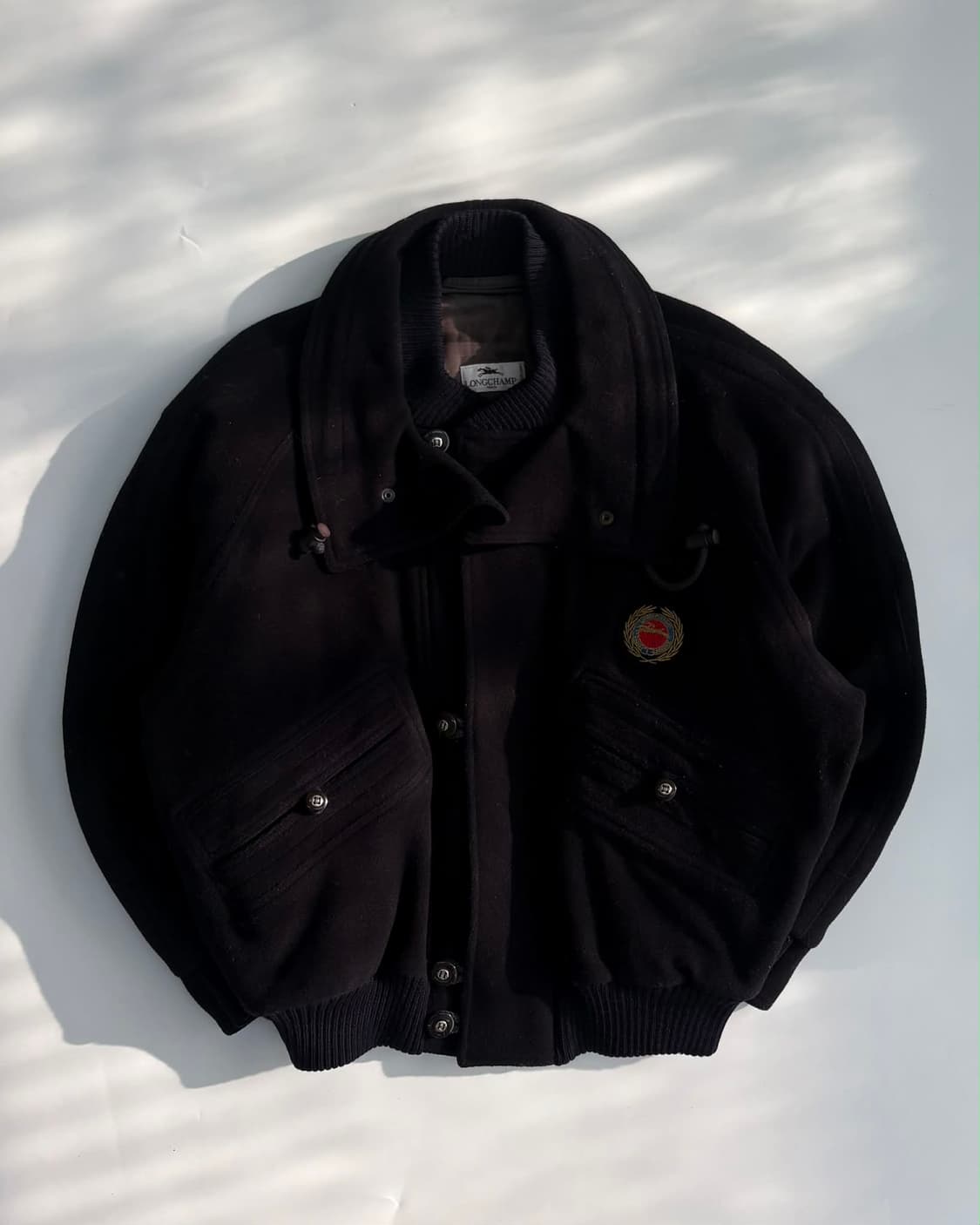 롱샴 80s 울 봄버 자켓 상품이미지1