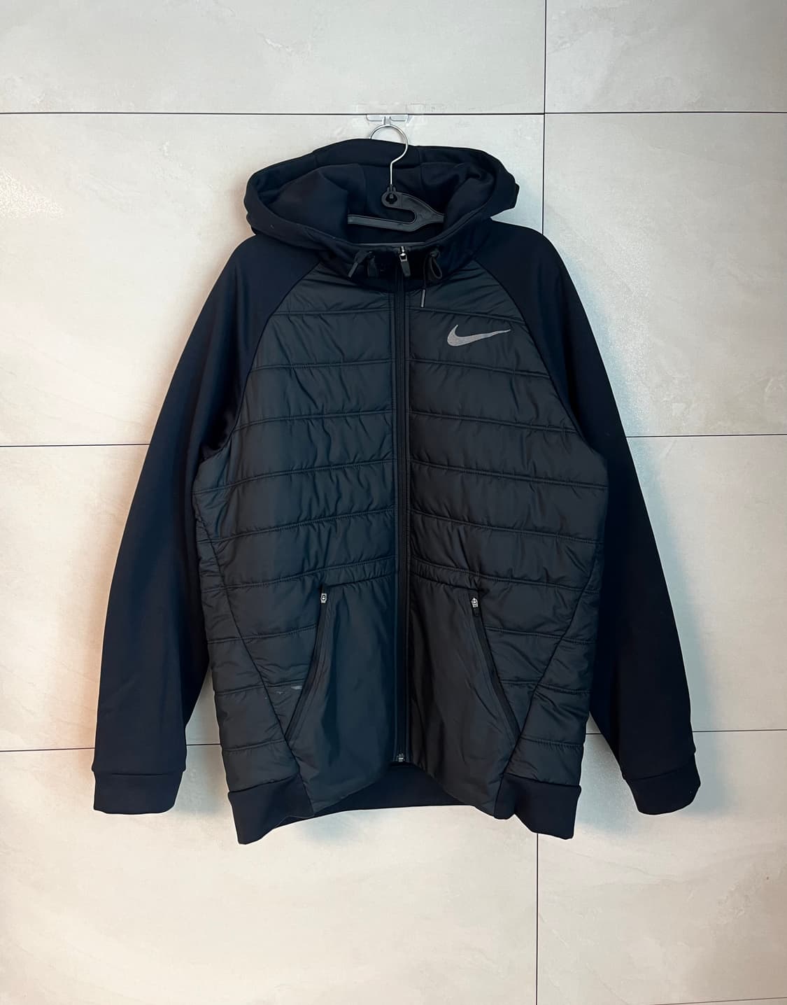 [XL] 나이키 스우시 에어 경량 후드집업 블랙 상품이미지1