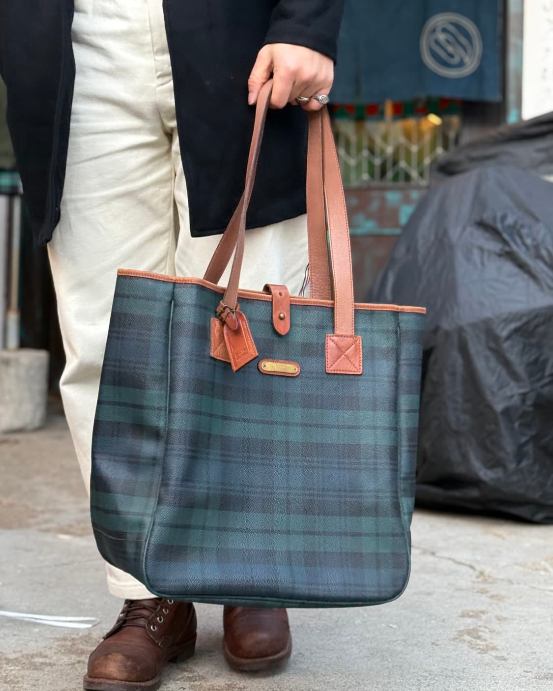 폴로 랄프로렌 블랙와치 토트백 상품이미지9