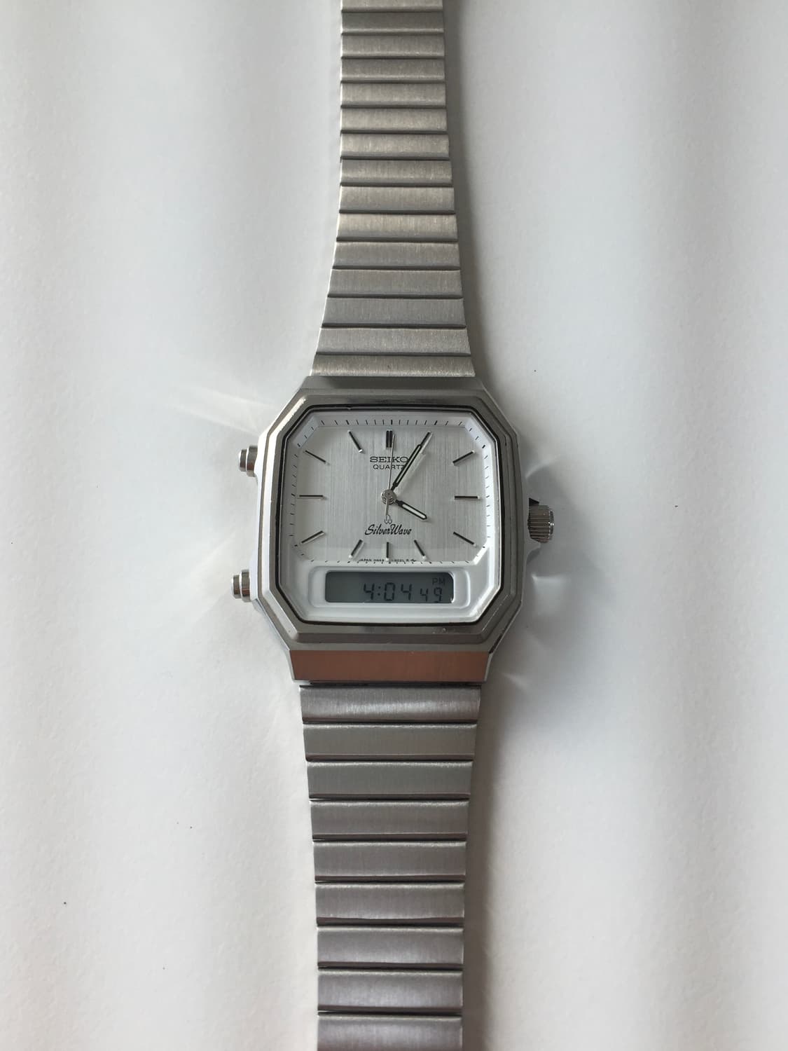 80s seiko silver wave ana-digi quartz 상품이미지8
