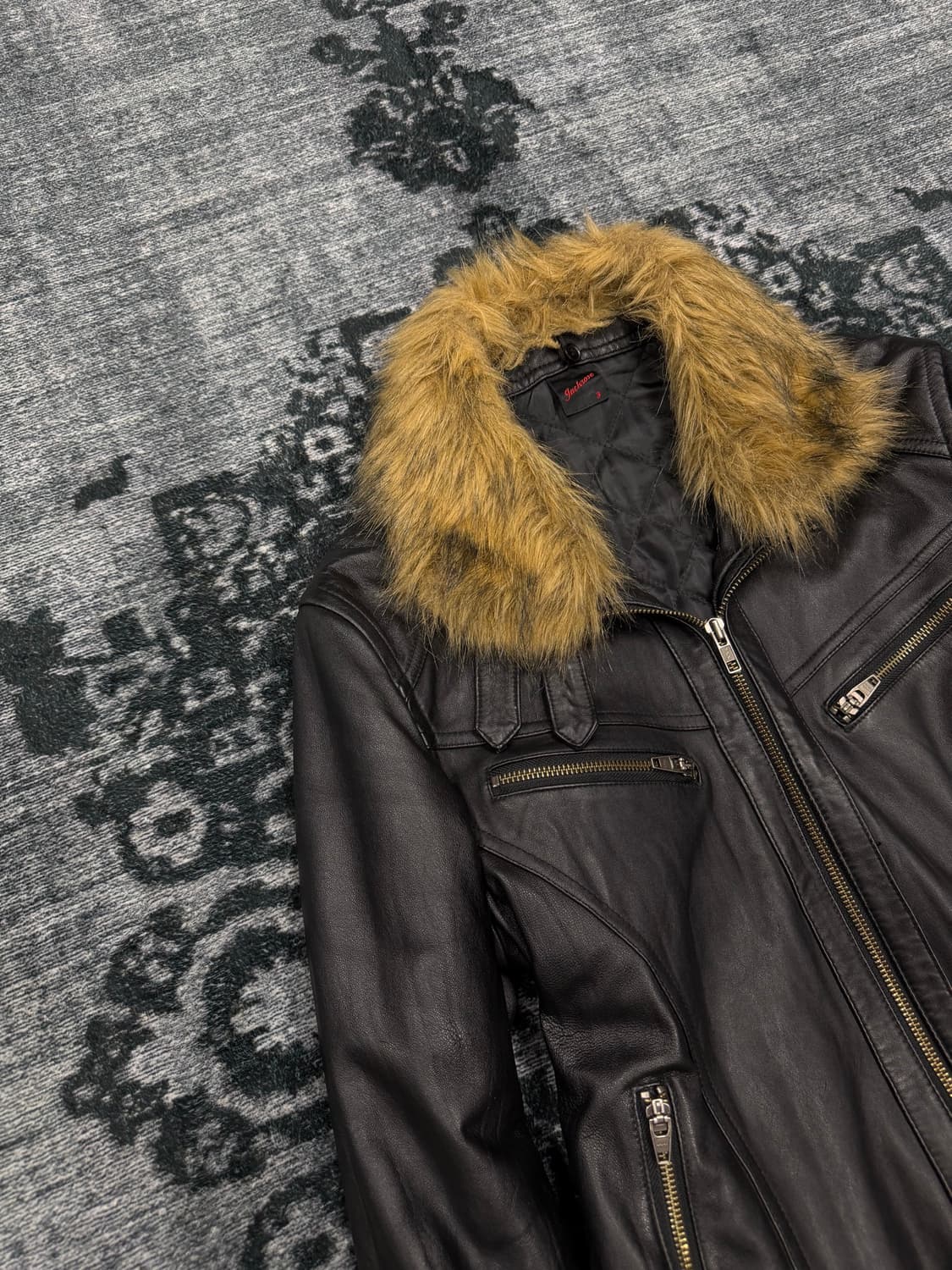 Jackrose 00s archive wolf rider jacket 상품이미지3