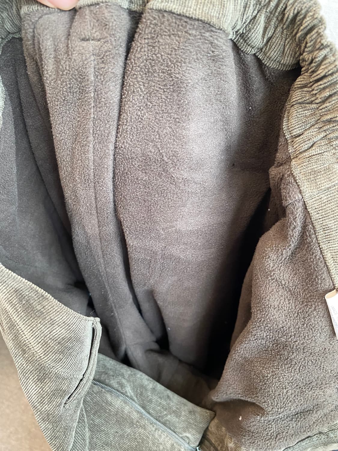 TOPVALU 카키 방한 밴딩팬츠(M) 상품이미지6