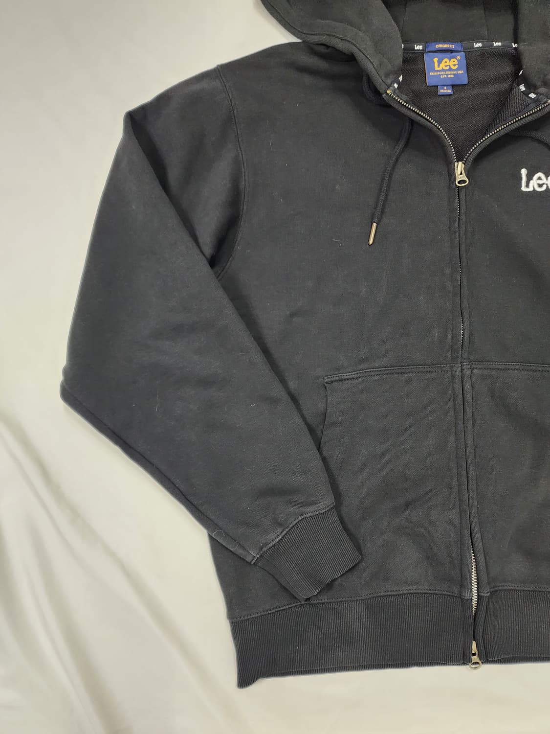 Lee 스몰 남녀공용 트위치 후드 집업 상품이미지3