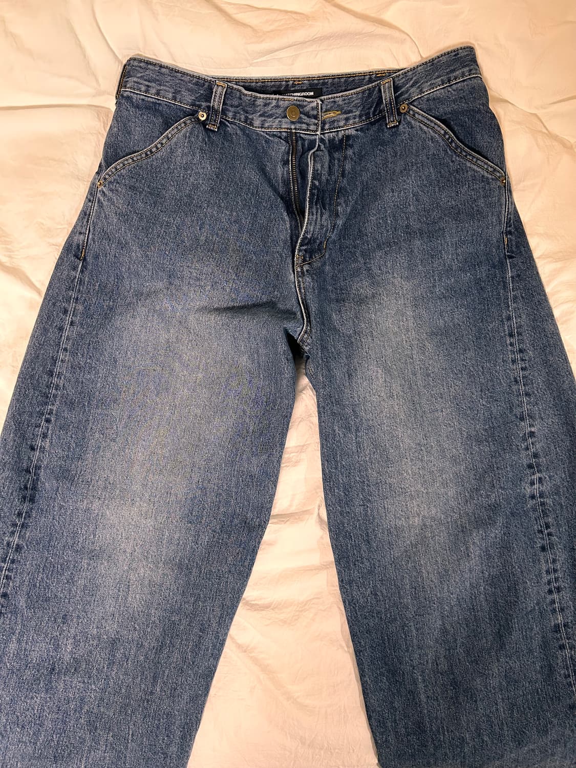 해칭룸 와이드 커브진 블루 4 상품이미지3