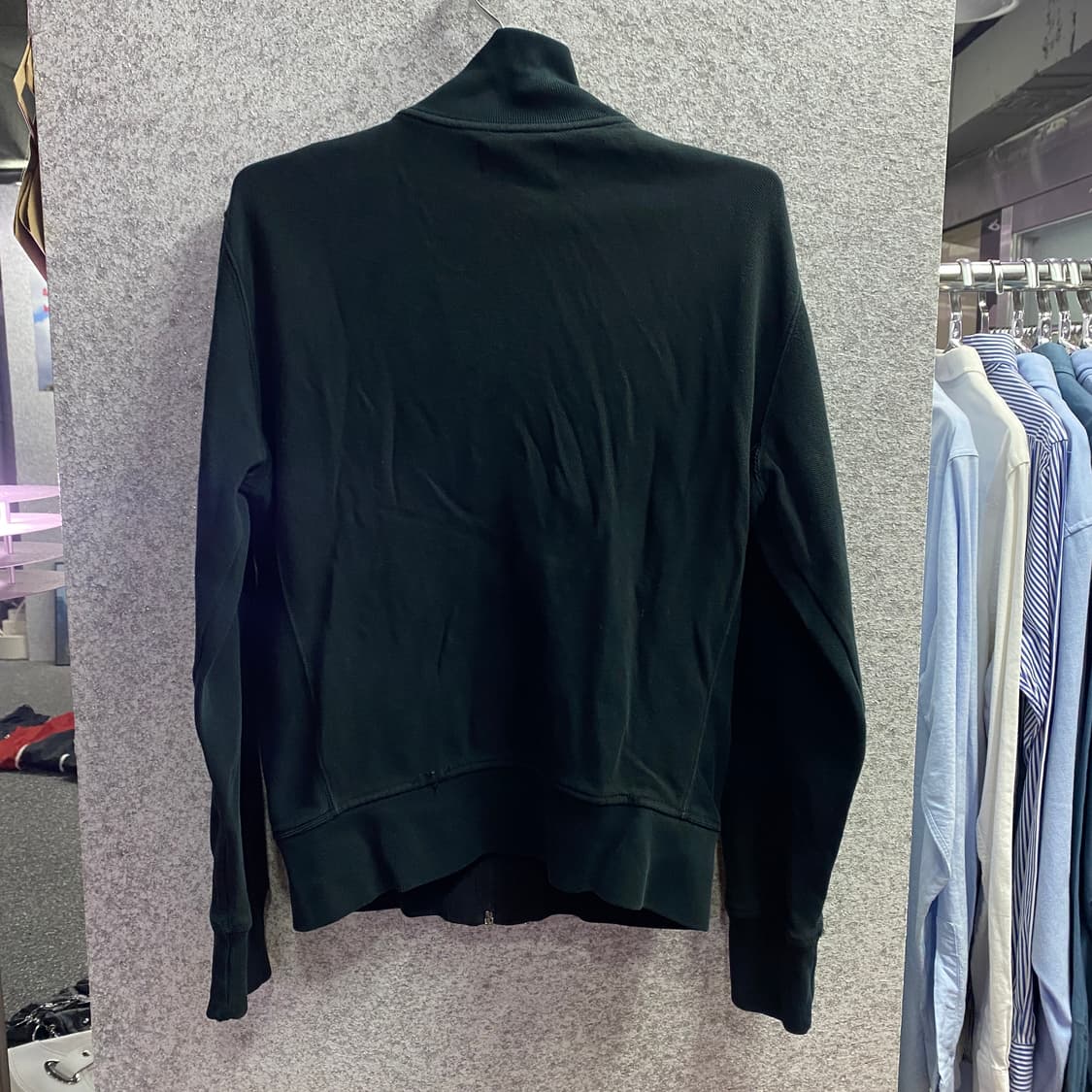 폴로 00s 스몰 로고 블랙 코튼 집업 B3211 상품이미지3