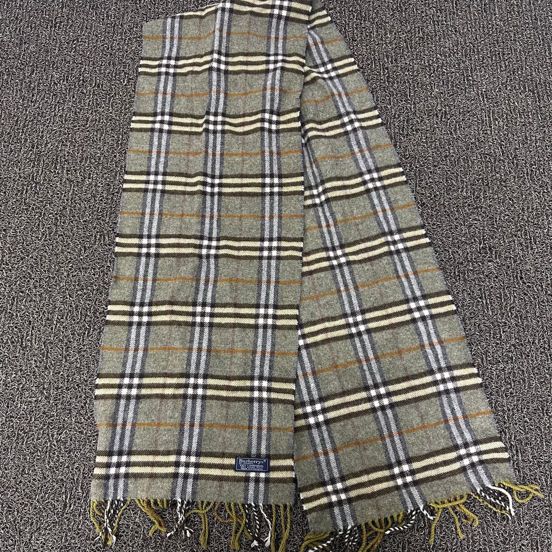 버버리 체크 머플러 램스울 스카프 목도리 상품이미지5