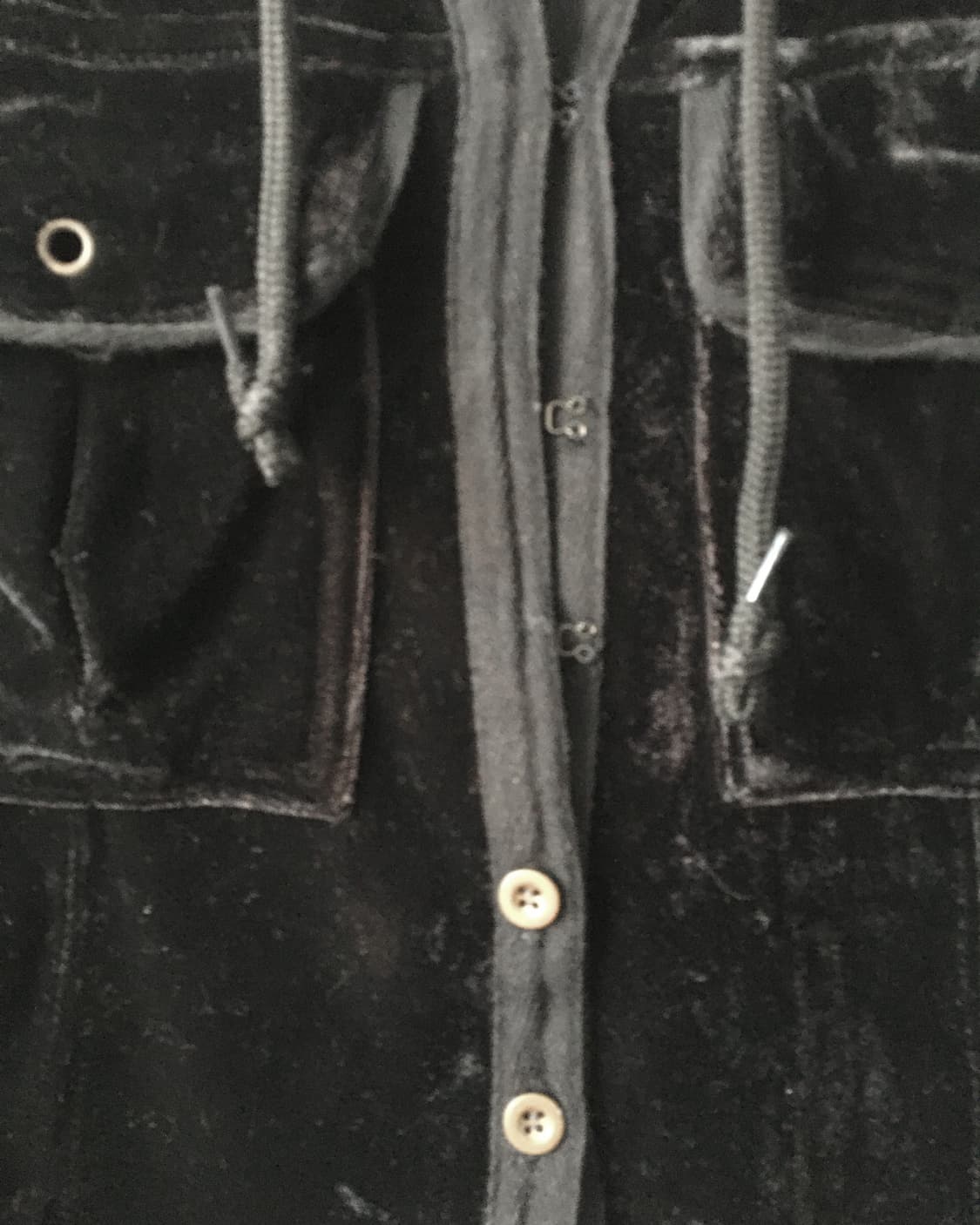 Velvet hood cardigan 상품이미지4