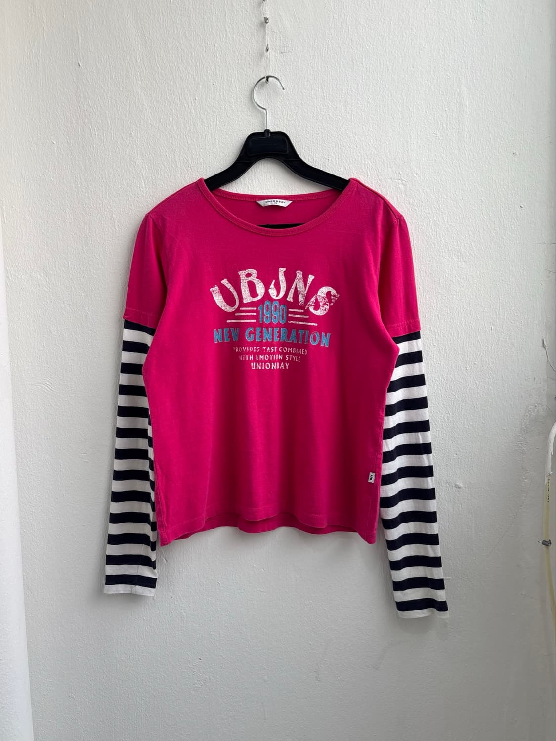 Vintage Pink Graphic Layered Long Sleeve 상품이미지5