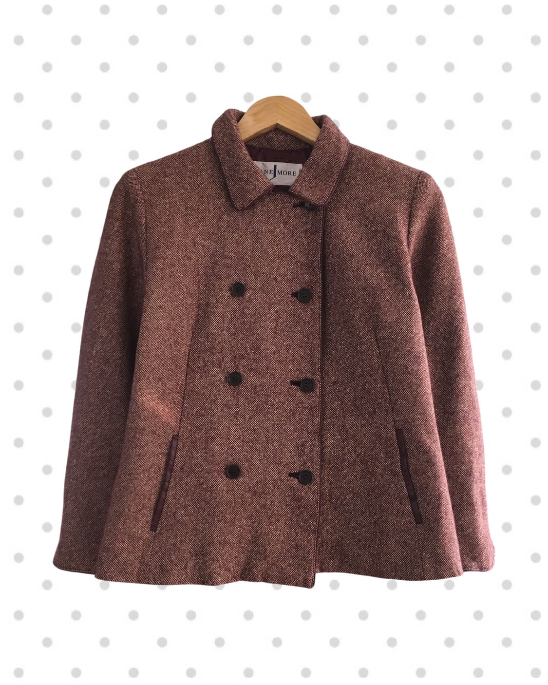 vintage autumn mood double coat brick 상품이미지5