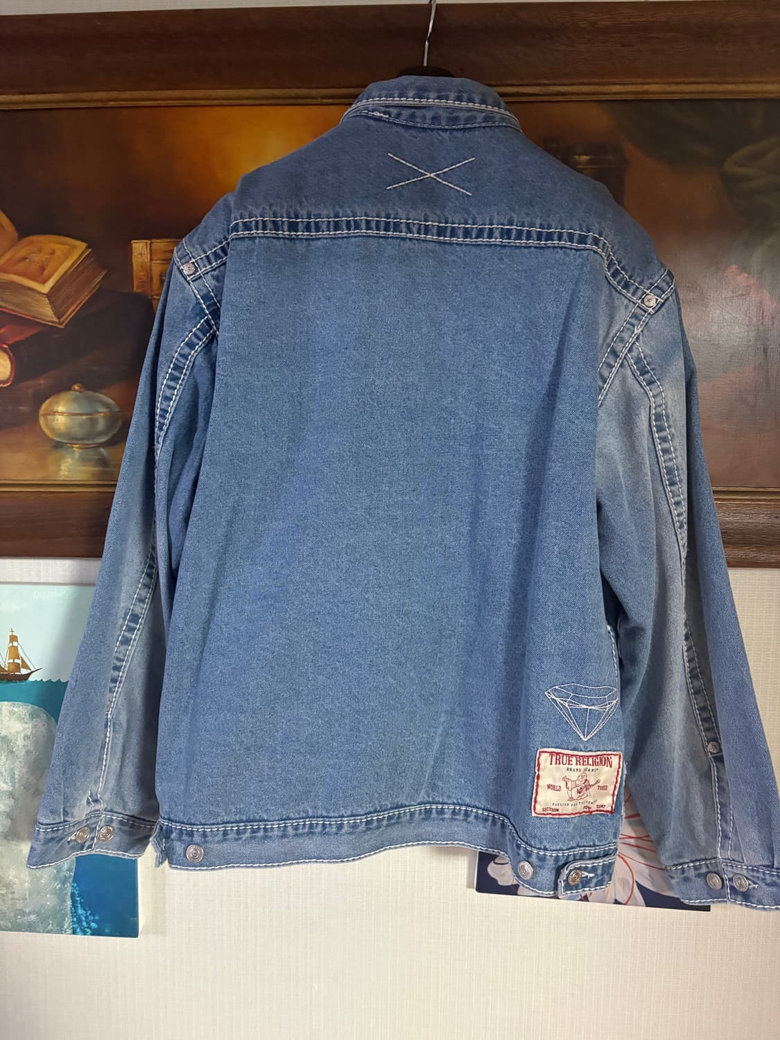 (새상품) 트루릴리젼 데님 연청자켓 L 상품이미지3