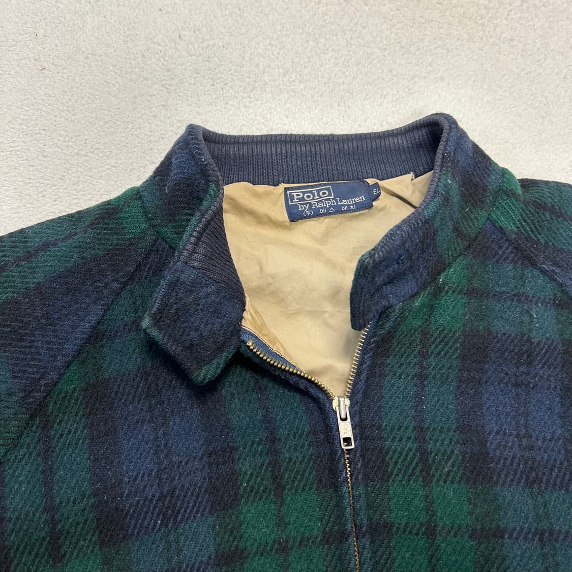 폴로 80‘s 블랙와치 해링턴 바라쿠타 자켓 상품이미지2