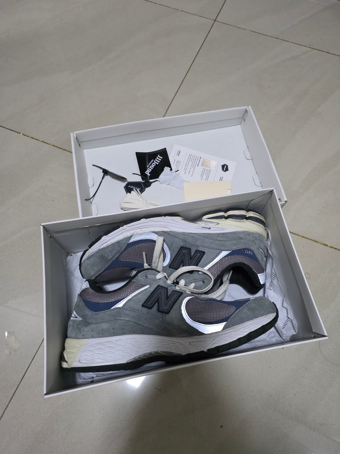 뉴발란스 x JJJ자운드 2002R 스톰 블루 275 상품이미지1