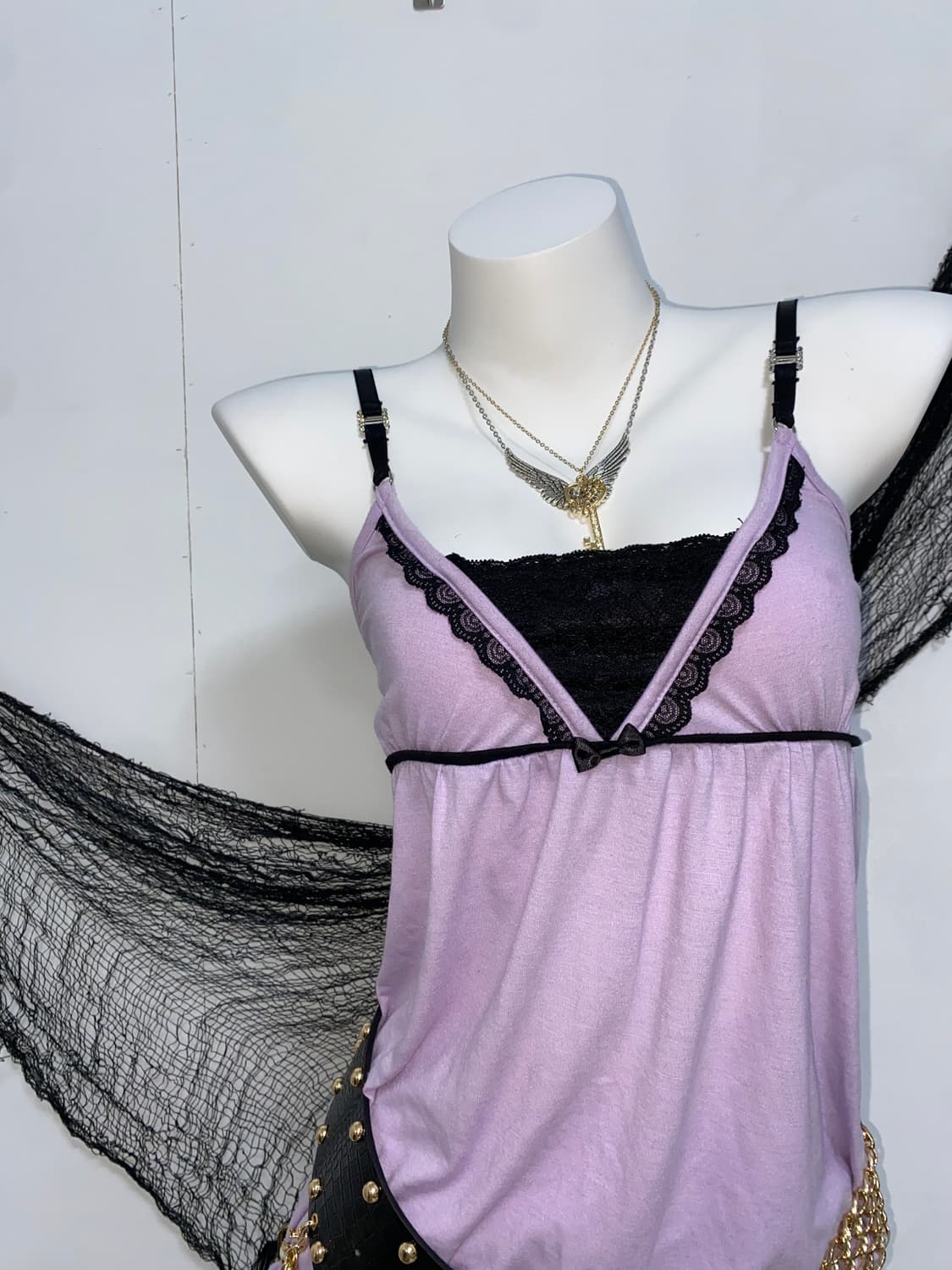 ꒰ঌ 세실맥비 갸루 레이스 슬리브리스 ໒꒱ 상품이미지3