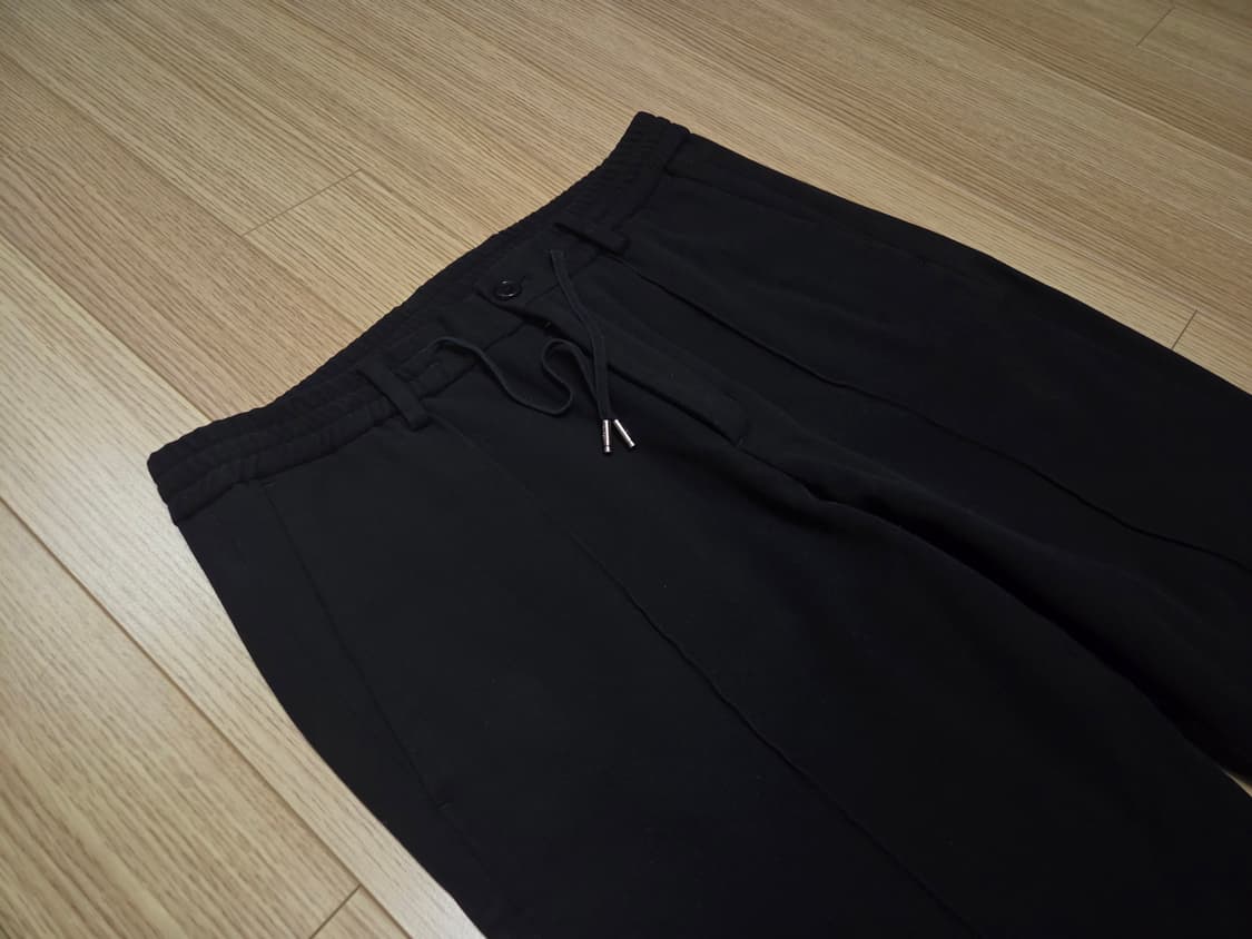 알레그리  스트링 밴딩 슬랙스 팬츠 상품이미지2