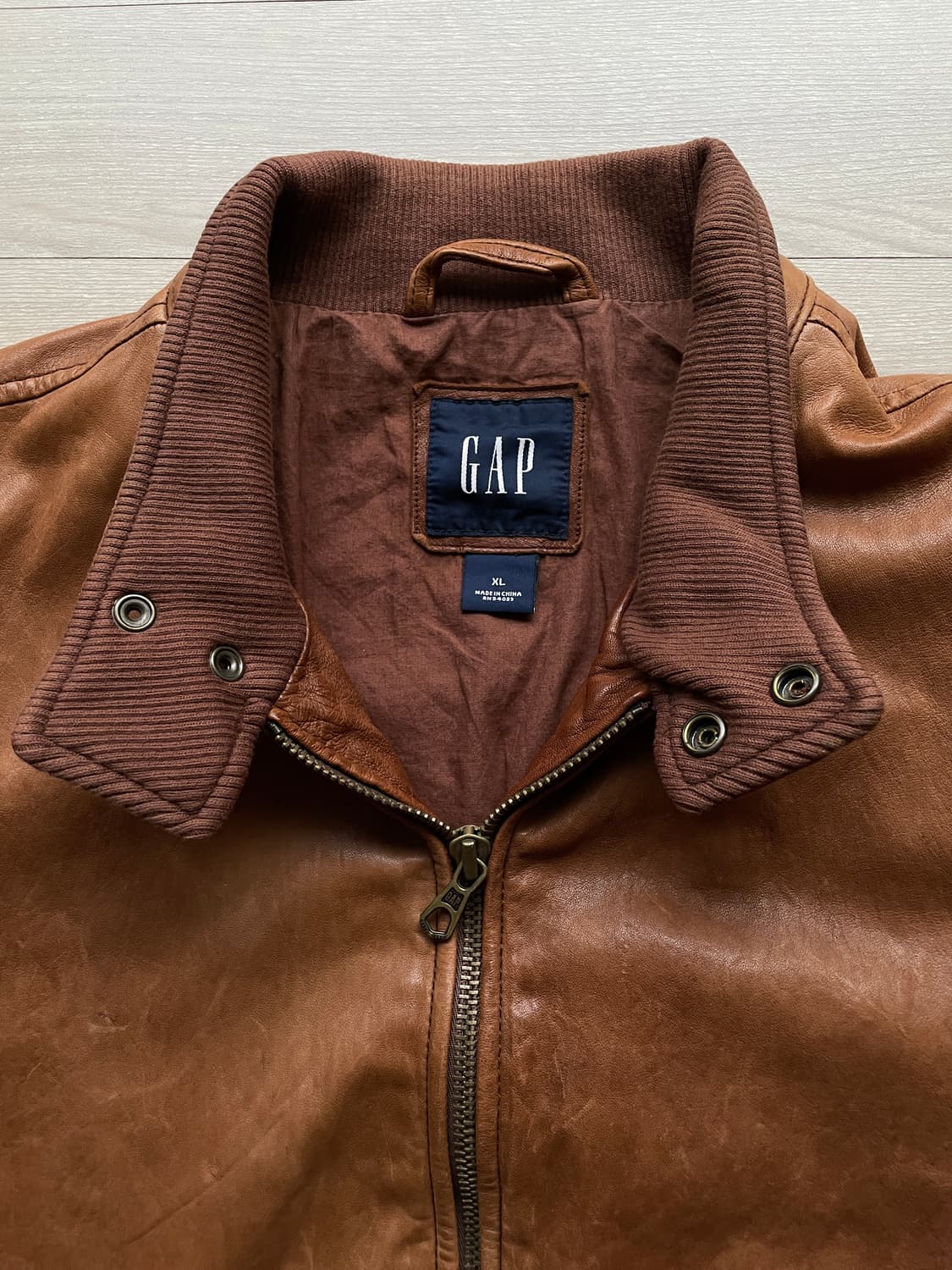 올드갭 레더 블루종 자켓 old gap 상품이미지6